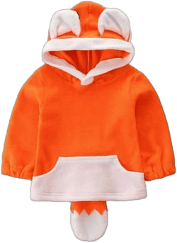 Gersome Baby Unisex Fox Hooded Pullover Sweatshirt