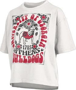 Pressbox Women's Georgia Bulldogs Harmony T-Shirt