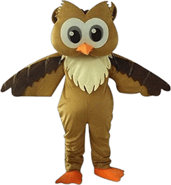 Mascot Costume for Brown Owl