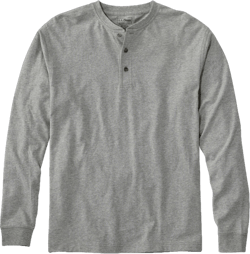 L.L.Bean Men's Traditional Fit Long-Sleeve Henley Tee