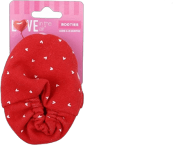 1.0 pr Baby Cloth Booties