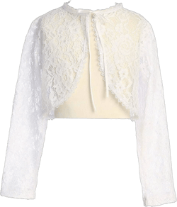 Girls Lace First Communion Bolero