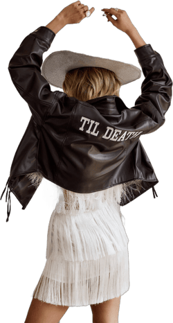 'Til Death Vegan Leather Jacket