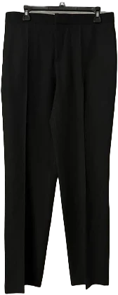 Jean Paul Gaultier Femme Womens Black Wool Pants Slacks Trousers Us