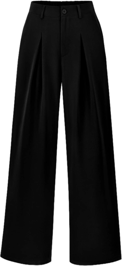 Women's High Waist Wide Leg Palazzo Pants with Pockets