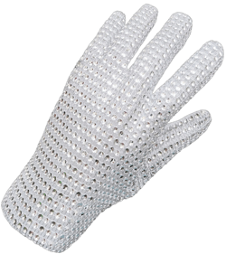 BOMJJOR Men's Rhinestone Punk Gloves