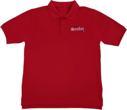 Logo Express Uniforms John Ehret 12th Red Polo Adult Pique Knit