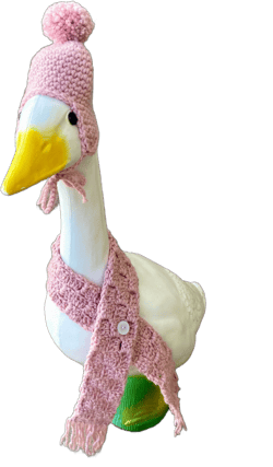 GertytheGoose Winter Hat and Scarf