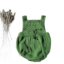Organic Cotton Knit Baby Romper, Short Sleeve Baby Romper, Organic Cotton Baby Clothes, Newborn Baby Romper, Newborn Coming Home Gift Outfit