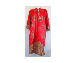 Pre 2000 Silk Robe with Gold couched Borders