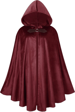 Renaissance Velvet Hooded Cape