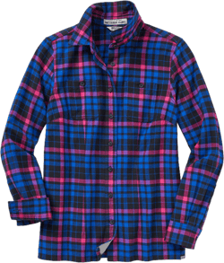 Duluth Trading Company Women's Free Swingin' Flannel Shirt