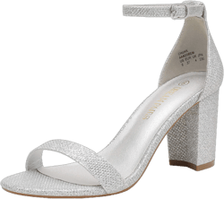 Dream Pairs Women's Chunk Low Heel Pump Sandals,Size