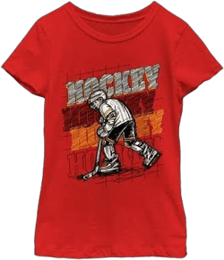 Lost Gods Hockey Player Sketch T-Shirt