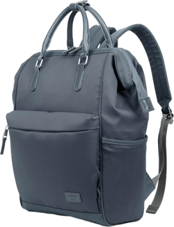 Kah&Kee Small Backpack for Women: 14" Slim Laptop Backpack, Fashionable, Functional & Cute, Ideal for Travel, Work, Teachers, Doctors New Retro-dark Gray