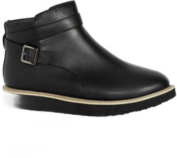 Avenue Women's Wide Width Wide Fit Valentina Ankle Boot - 12 W, Black