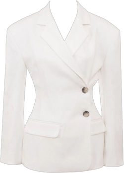 House of CB Hudson Hourglass Stretch-Woven Blazer