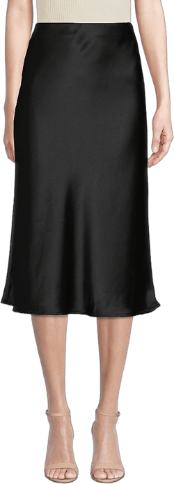 Renee C Women's. Skirts Satin Midi Skirt