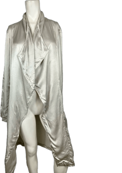 Cupcakes & Cashmere Satin Long Coat