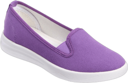 Comfortview Women's (Wide Widths Available) The Dottie Slip On Sneaker - 9 M, Purple