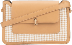 NEW YORK & COMPANY Women's Rosie Crossbody Bag - TAN