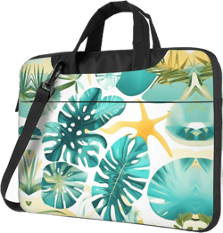 Laptop Bags Stylish, Functional, and Secure Cases for Men and Women, 15.6-inch Laptop Bags Xmas Funny Gnomes Tropical Beach Plant Theme 15.6 inch