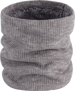 Link Fleece Lined Neck Gaiter Keeps Face Neck Warm Great For Cold Weather Skiing Men & Women Fleece Scarf Thick Windproof-Lt Gray