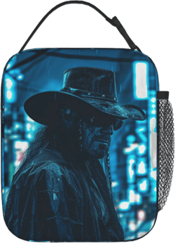 Yzuais The Undertaker Lunch Bag, Lunch Box For Men Women, Insulated Portable Leakproof Tote Bag Spacious Design With Large Capacity For Work, Travel, Picnics, And Outdoor Use – Easy To Clean