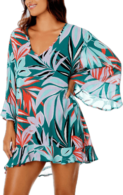 Anne Cole Women's Flounce Tunic Coverup