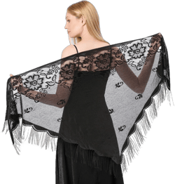 Women's Lace Sheer Shawl