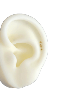 Implant Grade Titanium Tiny Flat Diamond Push-in Pin
