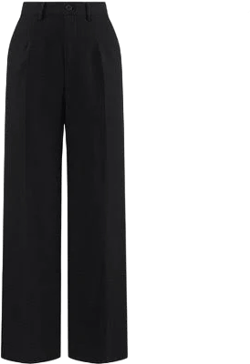 Women's Dressy Business High-Waisted Straight Leg Trousers