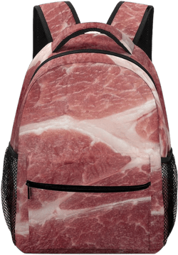 Beef Backpack Print Work Leisure Schoolbag Adjustable Practical Men And Women Universal Laptop Backpack