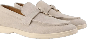 Old Money Suede Lady Loafers