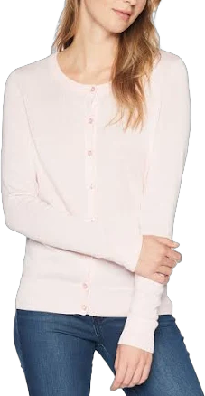 Amazon Essentials Women's Lightweight Crewneck Cardigan Sweater