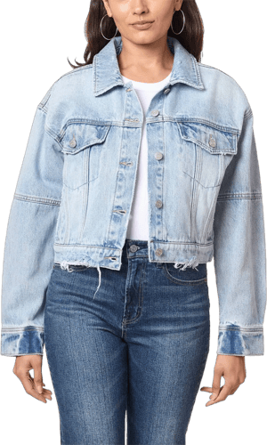 Women's Scotch & Soda Jackets & Coats Scotch & Soda Cropped Denim Jacket