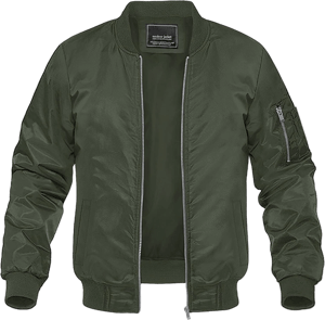 MAGNIVIT Men's Lightweight Bomber Jacket