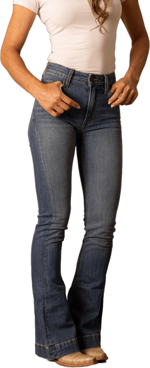 Kimes Ranch Women's Jennifer Mid Wash Jeans