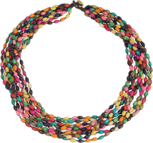 NOVICA Handcrafted Wooden Bead Necklace