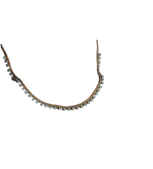 Dainty Turquoise Beaded Necklace