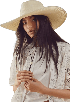 Free People Arizona Packable Wide Brim Hat