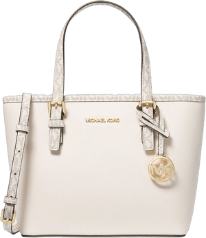 Michael Kors Jet Set Saffiano Leather Carryall Tote Bag