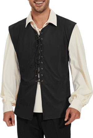 Men's Medieval Renaissance Pirate Vest