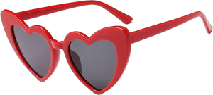 Retro Vintage Heart Shaped Cat Eye Sunglasses