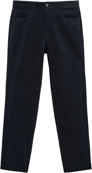 Zara Men's Straight Fit Corduroy Pants