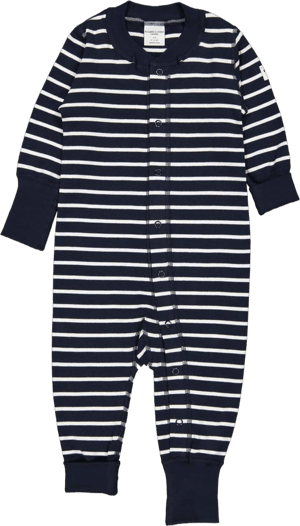 Polarn O. Pyret Boys' GOTS Organic Striped Romper