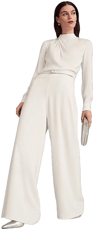 Ann Taylor Women's Dramatic Wide-Leg Crepe Pants