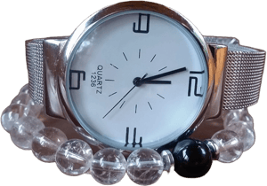 Silver Watches for Men's Classic Watch Bracelet Stainless Steel Watch Simple Wristwatch Minimalist Watch Men's gift for Groom Watch