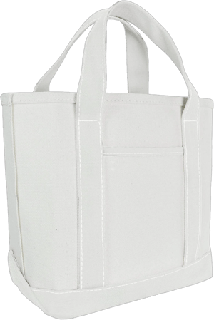 Dalix 14" Mini Small Cotton Canvas Gift Tote Bag