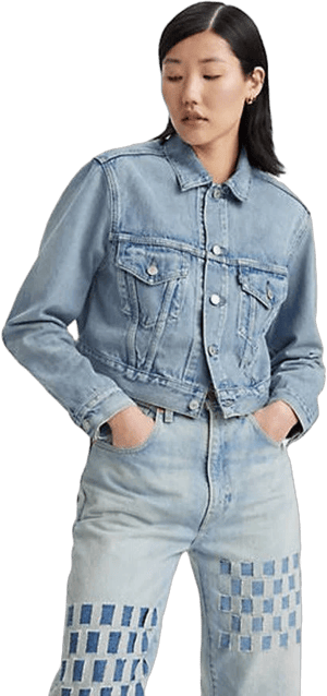 Levi's Women's Short Trucker Jacket Made in Japan